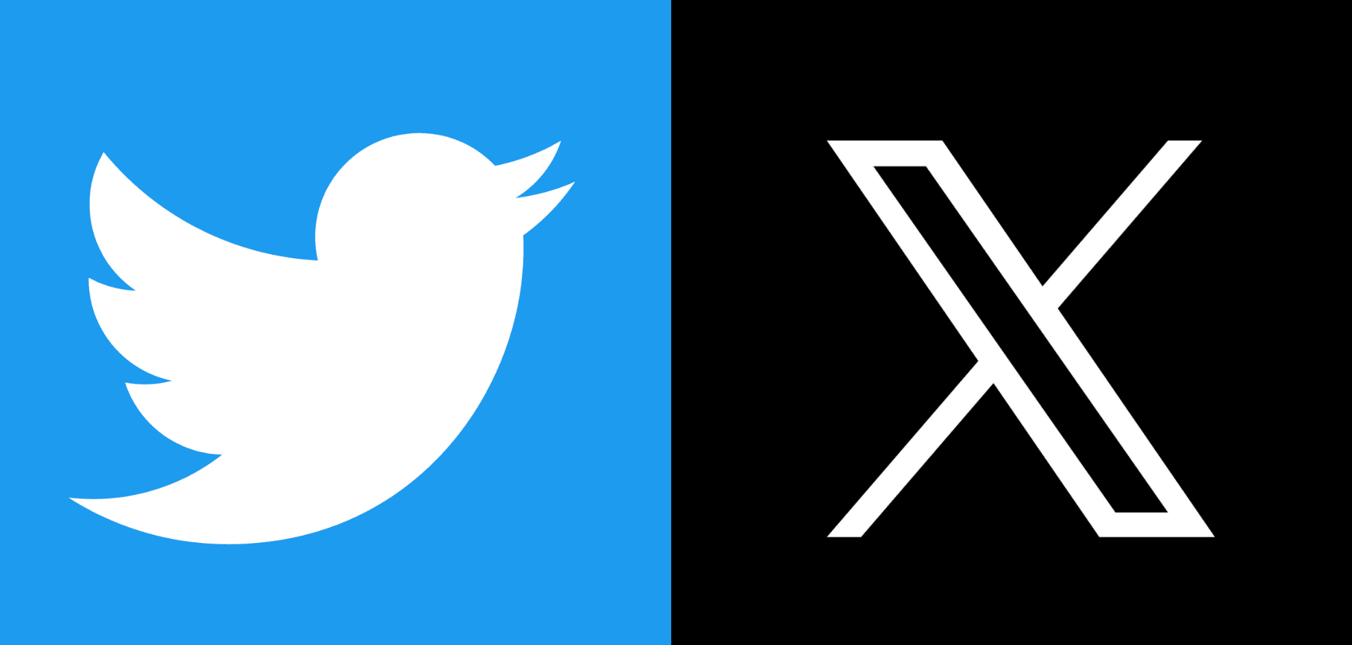 Unsuccessful rebranding example of Twitter changing its iconic blue bird logo to a black-and-white &ldquo;X.&rdquo; The drastic shift abandoned long-standing brand recognition, sparking global criticism and confusion.