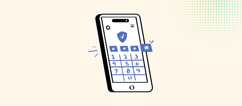 The Integrated Name Verification System image showing a mobile phone with security code